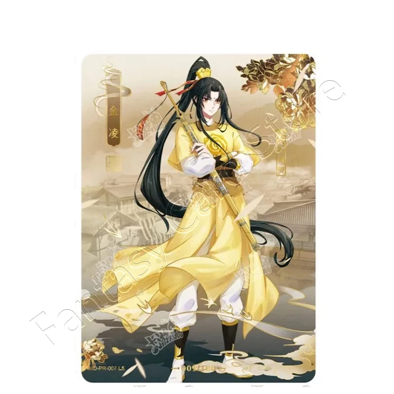 Original KAYOU Animation MoDaoZuShi Cards PR Card Drunk Dreams Wei Wuxian Lan Wangji Signature Card Collection Card Master Devil