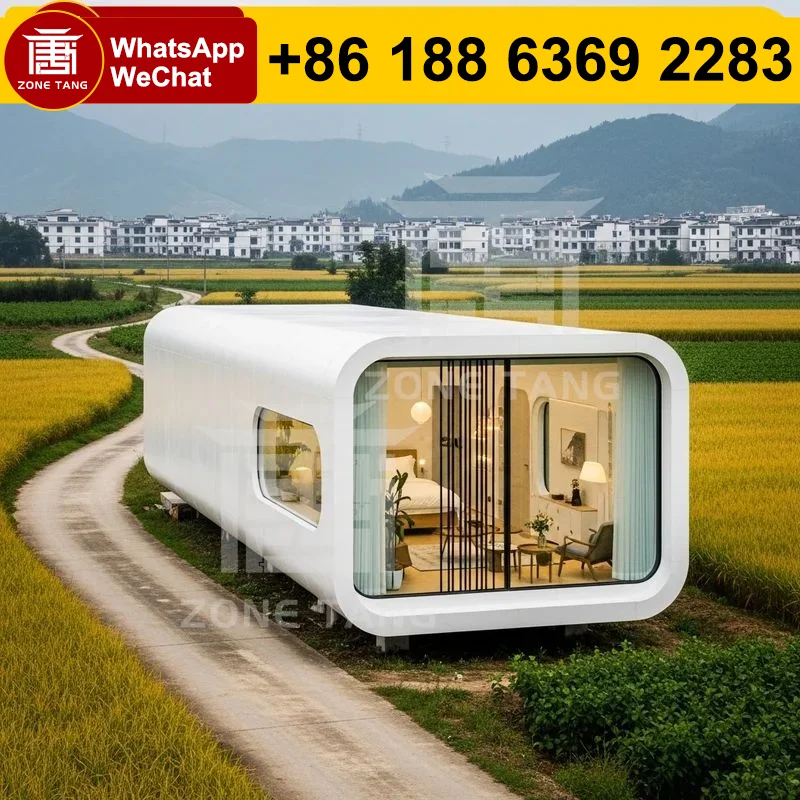 

Apple Capsule Home Post-war Reconstruction Materials Prefabricated Villa Prefab Capsule House Prefabricated Houses Luxury Hotels
