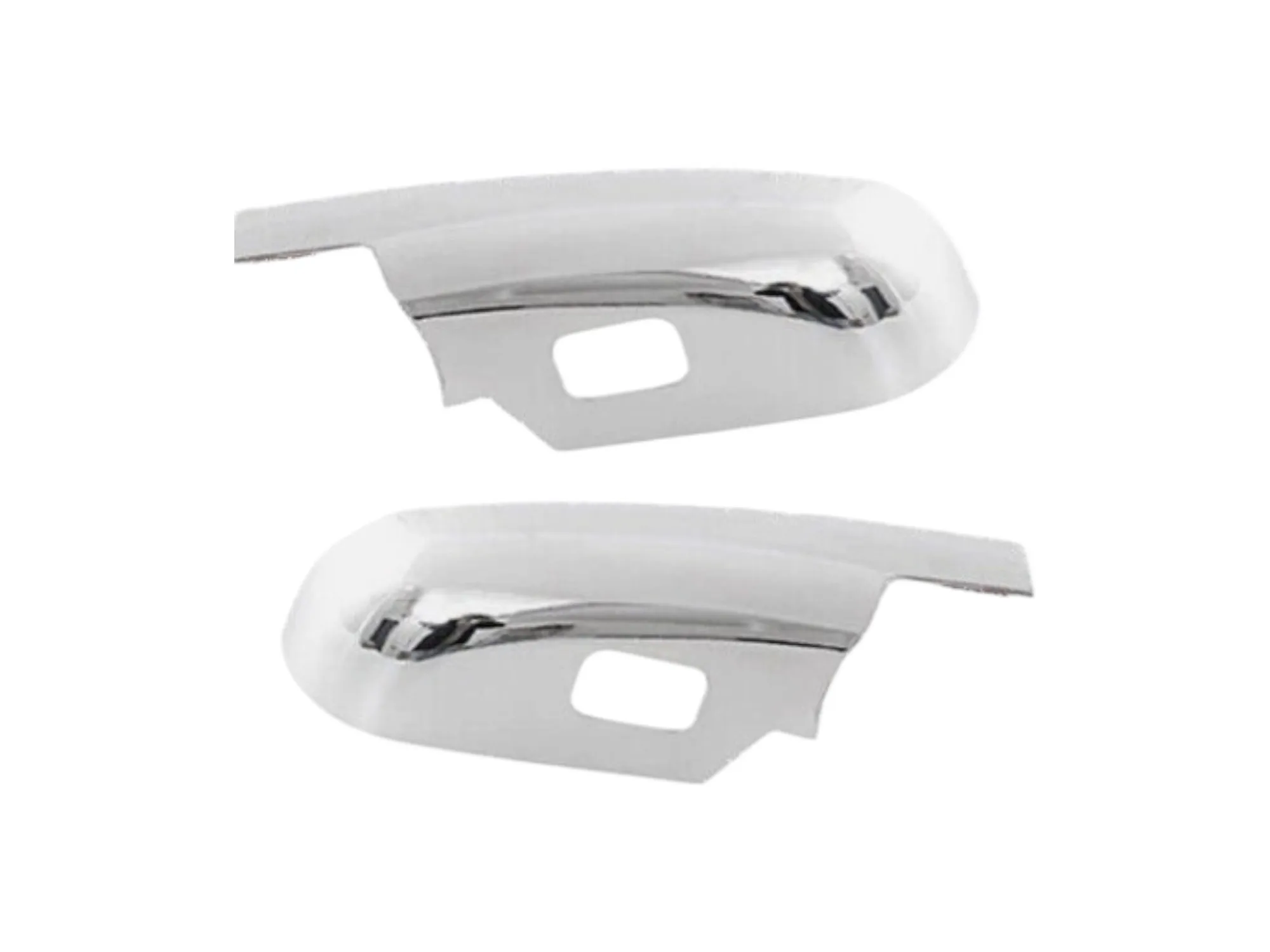 1 Pair Chrome Side Mirror Half Covers for Chevy Silverado (2007-2013), Suburban, Tahoe, Sierra, Yukon