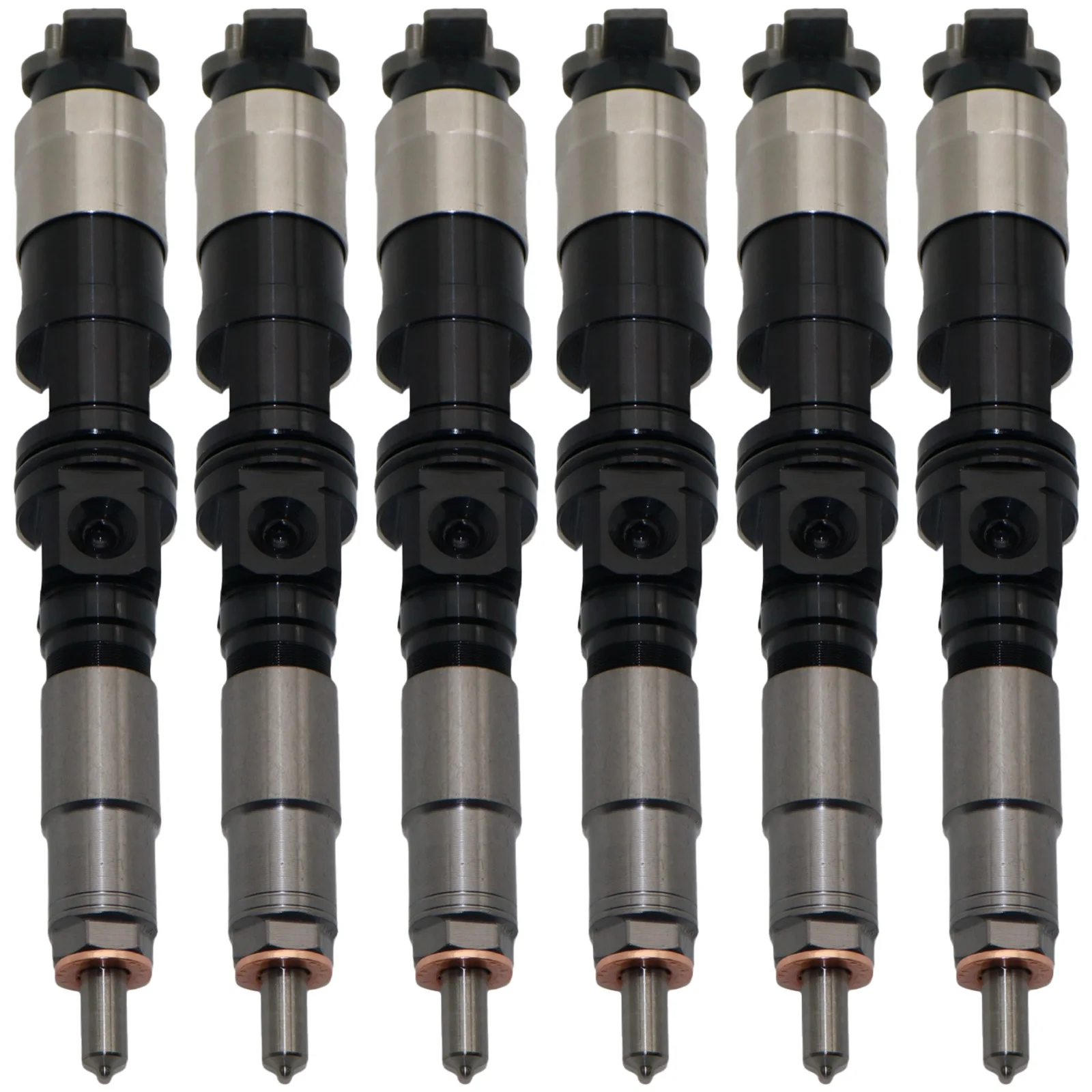 6PCS Fuel Injector SE501927 FIN2117RF For John Deere 4045T 6068T HPCR S350 Tier 3 4 Cylinders 4.5D 6.8D Engine
