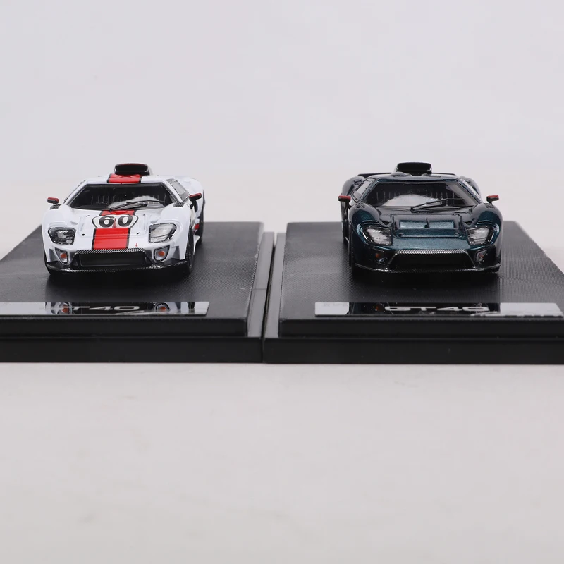 RM 1:64 GT40 Racing Car Openable Magnetic Engine Cover Alloy Model Car