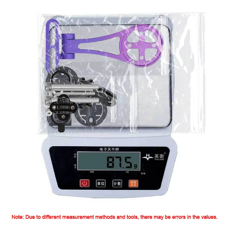 Bike Computer Bracket Headlight Holder Aluminum Alloy Universal Cycling Speedometer Mount for Garmin/Bryton/Wahoo GPS Bracket