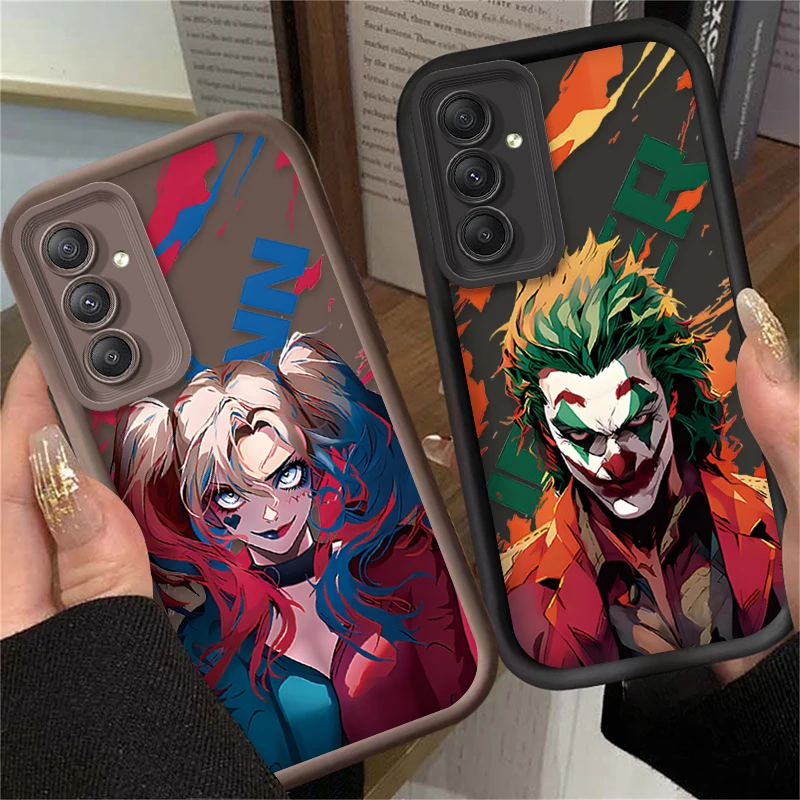 Graffiti Art Joker Case for Samsung Galaxy A55 A35 A25 A15 A05 A05S A24 A13 A23 A12 A22 A32 A52 A52S A72 A11 Soft Silicone Cover