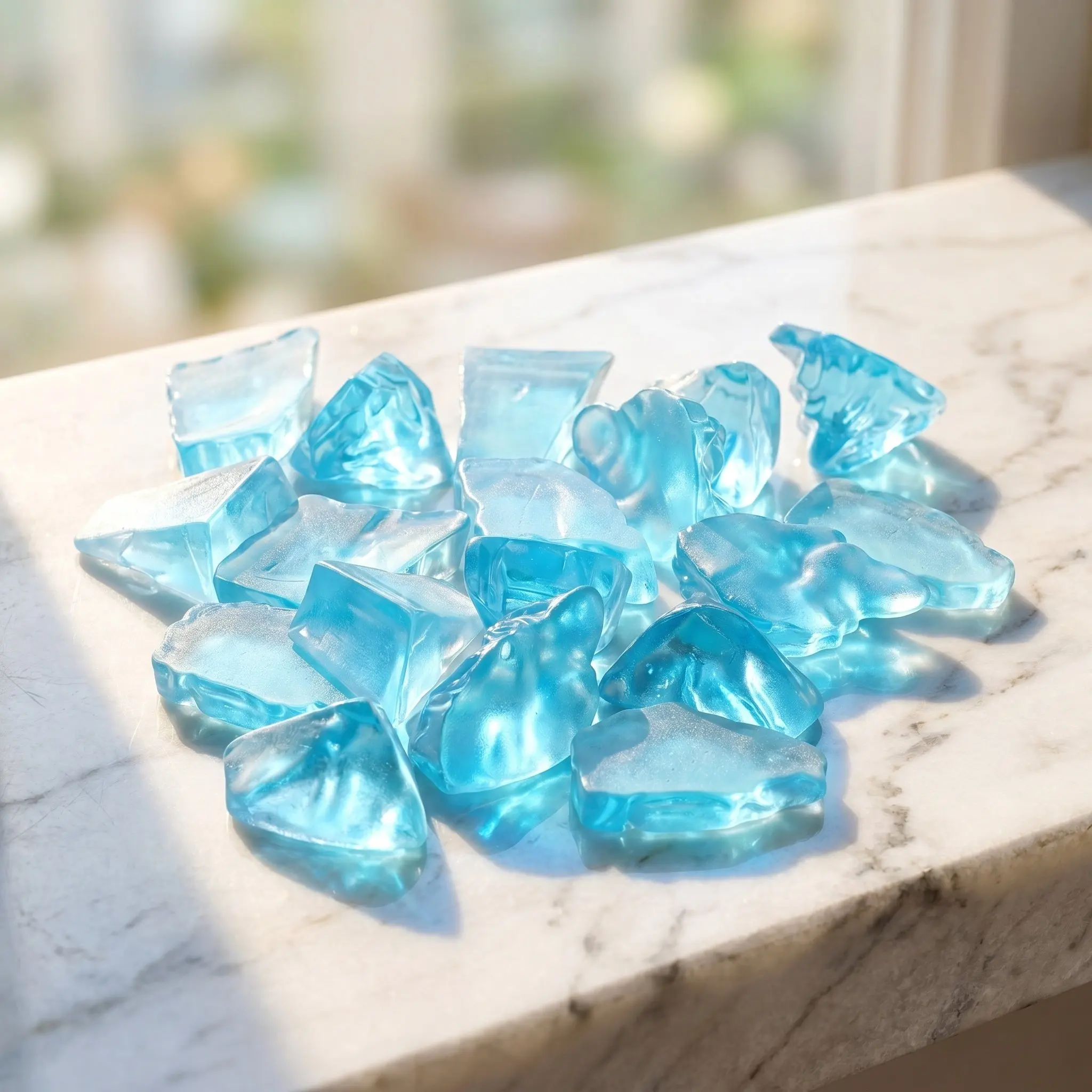 36pcs Resin Glacier Model Miniature Iceberg Figurines For Sand Table Fairy Garden Winter Scene Micro Landscape Decoration