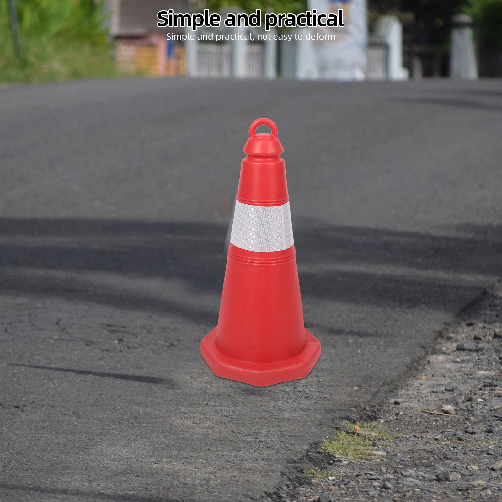 Parking Barrier Reflective Road Cone Training Cones Warning Post Pvc Plastic Traffic Large