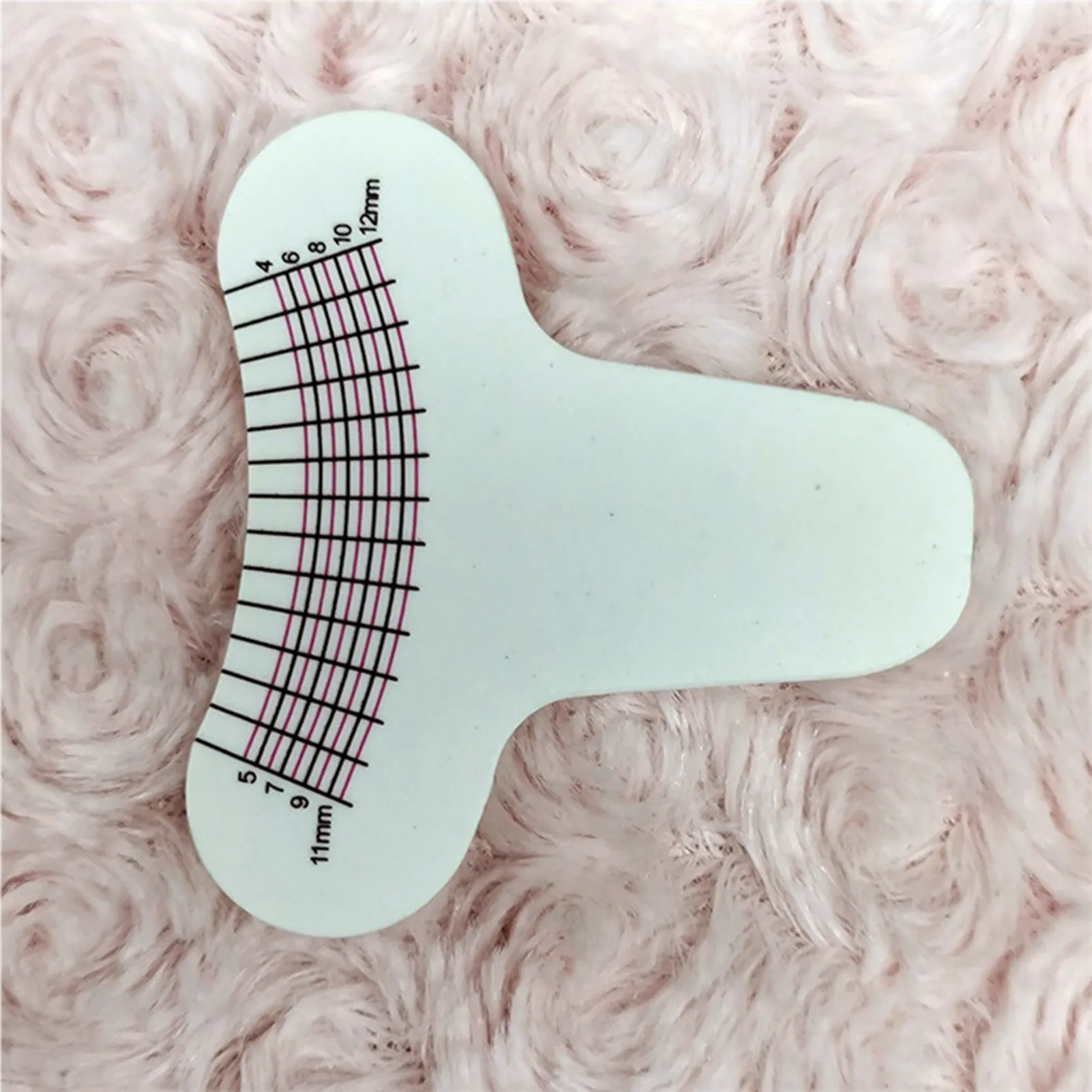 Professional Eyelash Ruler Measuring Tool Accurate Lash Length Gauge for Makeup Artist Salon Extension Beauty Supplies