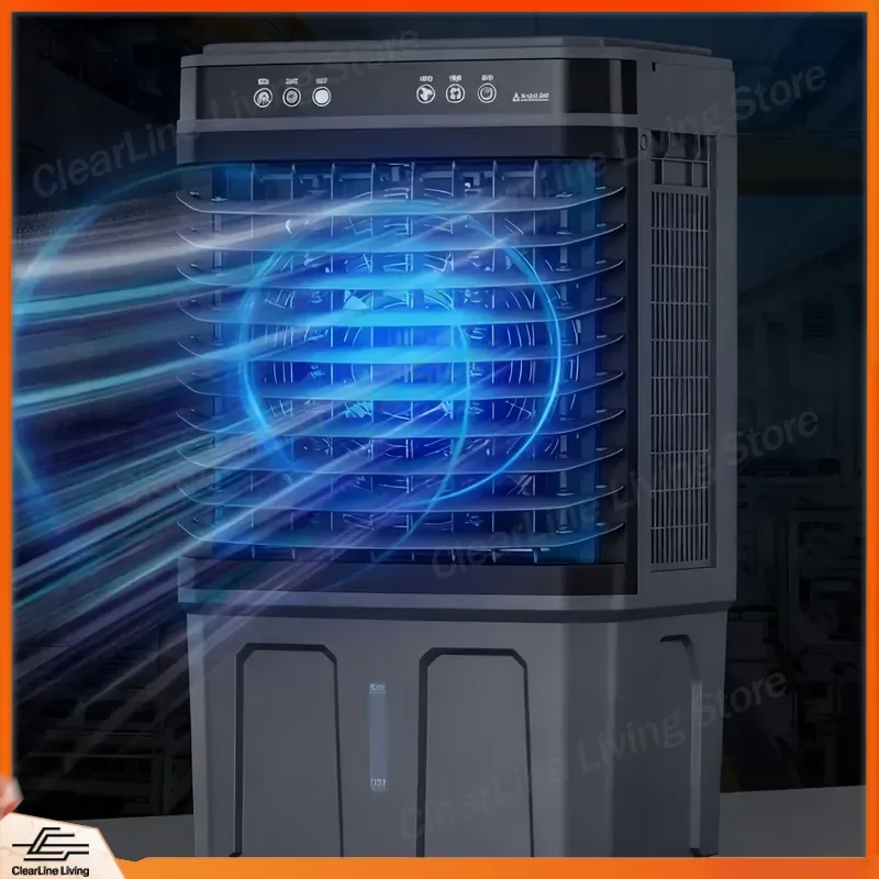 Portable Air Conditioner 220V Vertical Evaporative Air Cooler Floor Standing AC Unit Home Office Cooling Fan Energy Saving