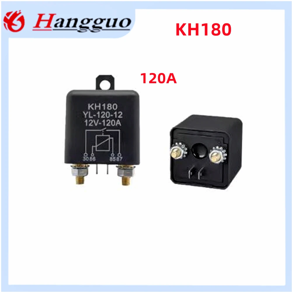 Imagem -03 - Relé Kh180 Eletromagnético Automotivo 12v 24v 120a 200a 250a Começo Atual Alto Pré-aquecimento Relé Normalmente Fechado