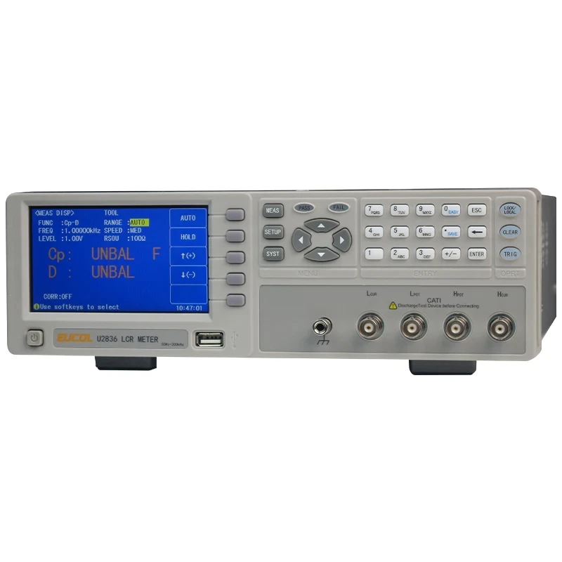 LCR digital bridge tester 50-200kHz resistance, capacitance, and inductance tester