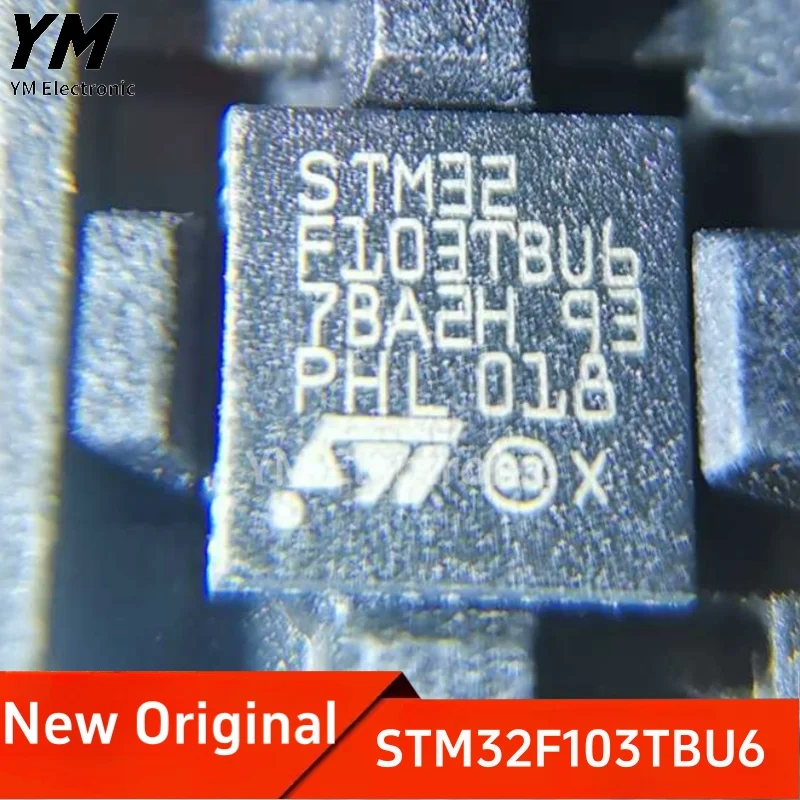 

New Original STM32F103TBU6 VFQFPN-36 ARM Cortex-M3 32-bit Microcontroller MCU