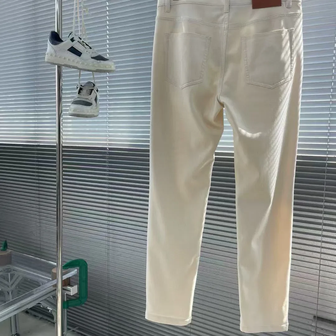 

LP Italian Casual Straight Jeans Men's Simple Pants