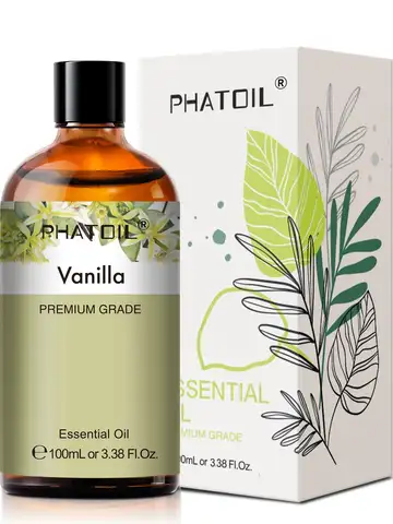 PHATOIL 100ml Eucalyptus Essential Oil For Skin Lavender Vanilla Jasmine Lemon Bergamot Aroma Oil for Aromatherapy Candle Making