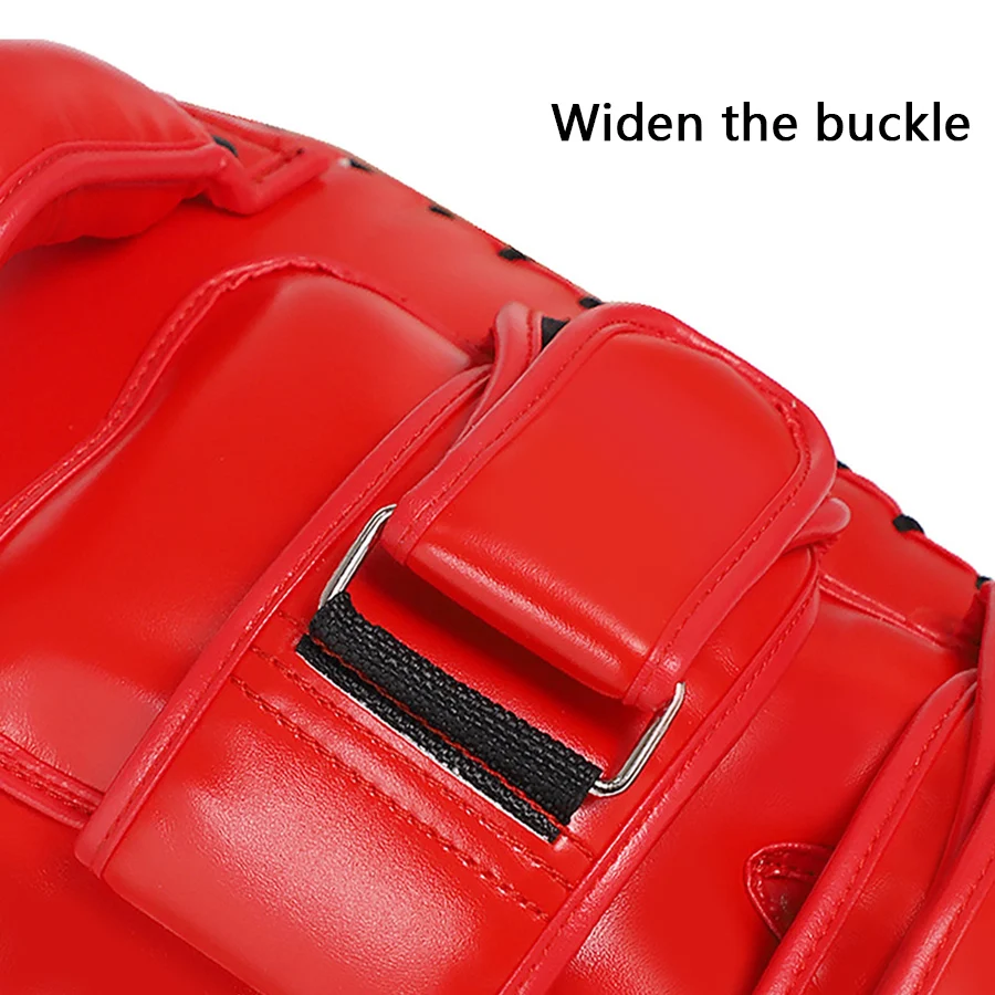 Picture 6: 1PC Boxing Pad Sand Bag Fitness MMA BoxingTaekwondo Hand Foot Kicking Pads PU Leather Training Gear Muay Thai Foot Target