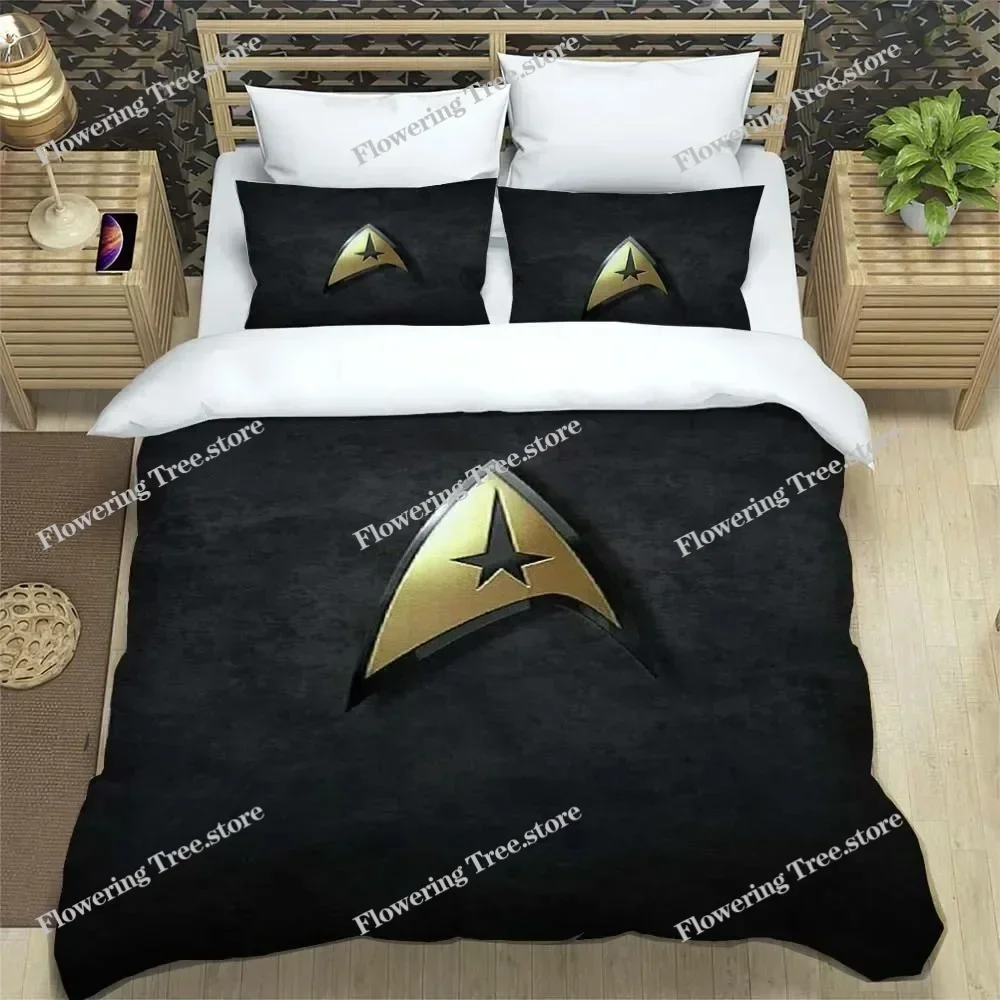 Movies S-Star Trek Logo Sheets Quilt Covers Bedding Dormitory Sheets Bedding Set Soft Warm Bedding Set029