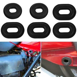 Rubber Side Cover Motorcycle Groms, Grommetts Panel for Yamaha, Suzuki, Kawasaki, Honda CB100 Cl, XL 100, CG125, CB125, 10 sets 6 Main Sales CG 125 Honda - №3