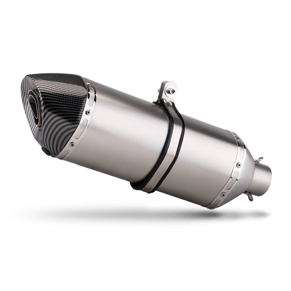 

STLF Universal 51mm Motorcycle Exhaust Pipe Modified Muffler 470mm for Mt07 Cbr250rr Crf150 Mt03 Mt15 Cbr500r Xsr155 Adv150