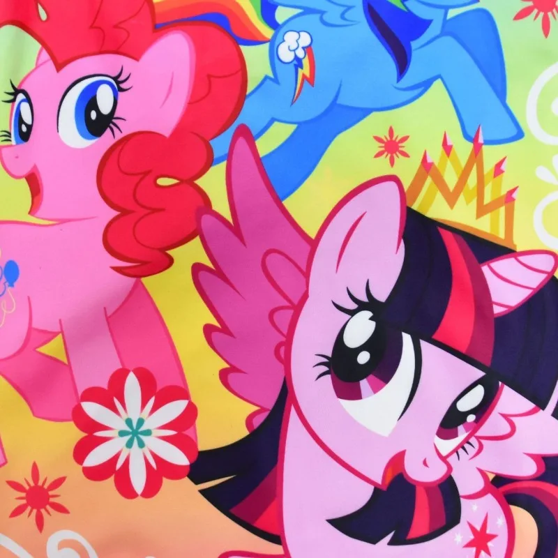 My Little Pony Leuke Cartoon Kinderbadmode Surfkleding Creatieve Meisjes Grote Kinderen Strandkleding uit één stuk Vakantiecadeau Kawaii
