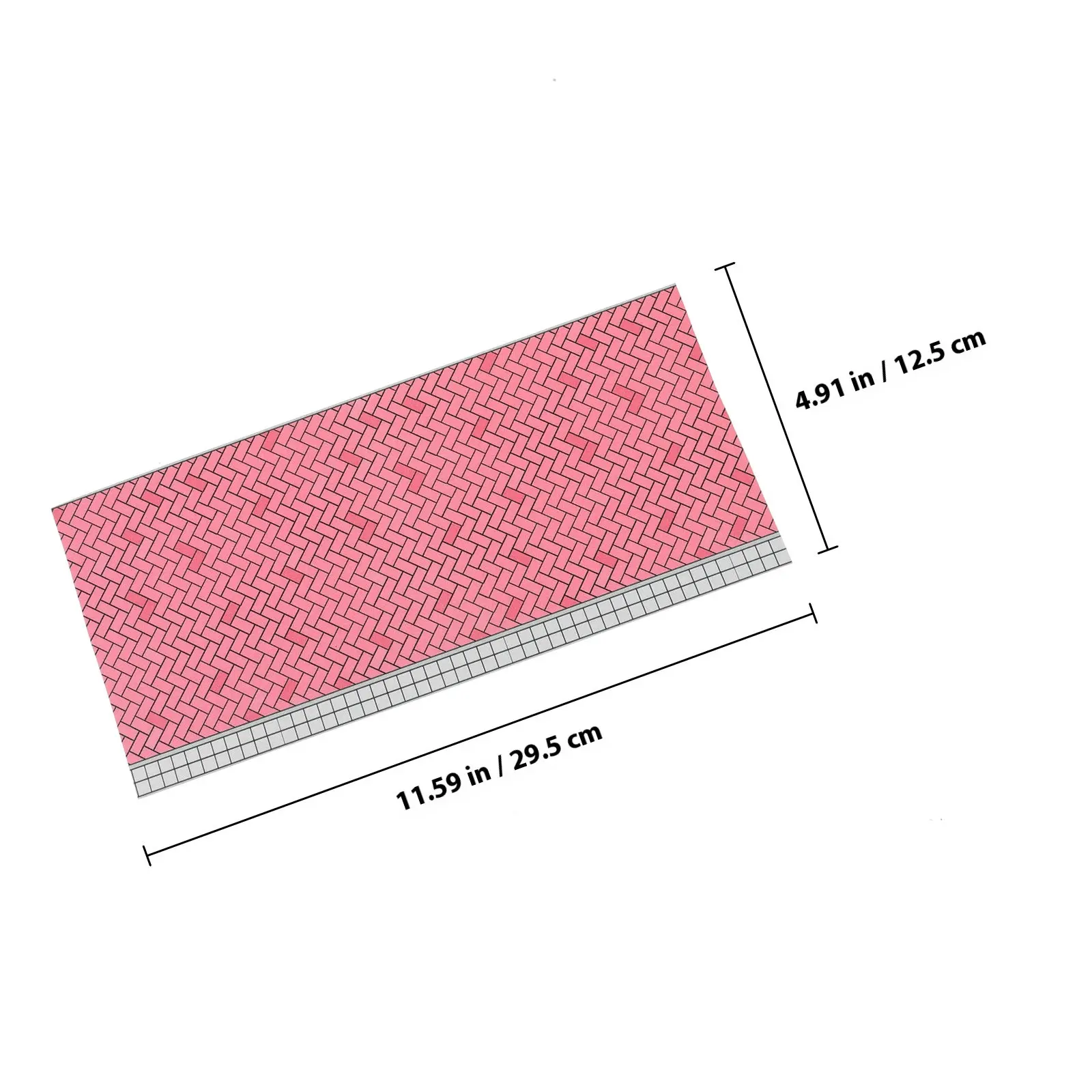 Mini Floorboard Plastic ABS Simulation Flooring Creative Micro Landscape Mini House Accessories Decorative Tiny Plastic Flooring