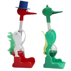 Funny Duck Click Perpetuals Motion Experimental Lucky Bird Water Desk Toy Science Ideas Gifts Drinking Bird Fast Delivery