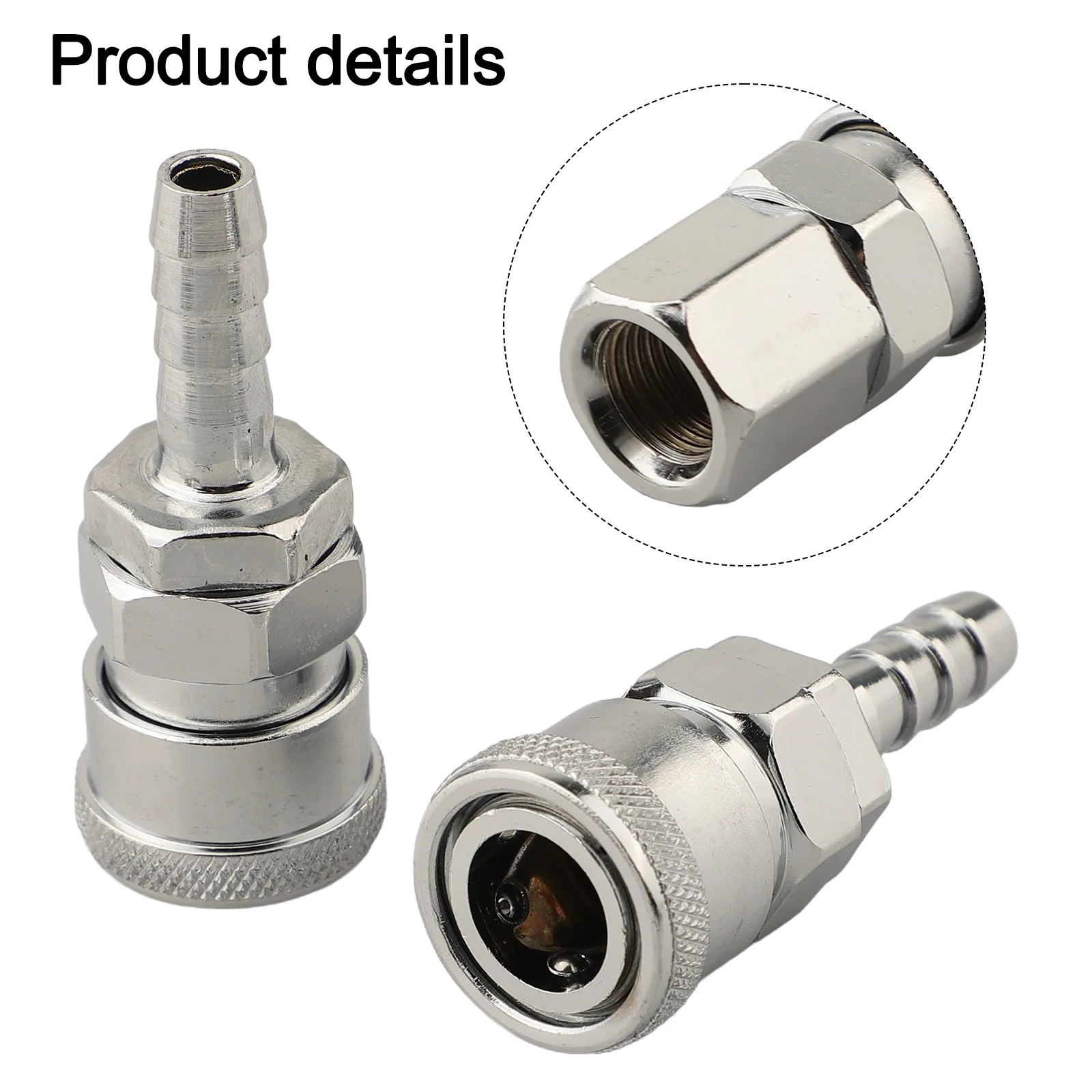18Pc Air Hose Fittings Package for Nitto Type Male Female Barb Coupler Suitable for Pneumatic Tools and Compressor Air Systems