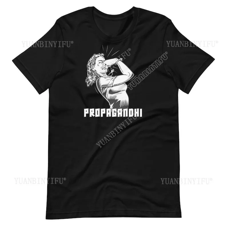 PROPAGANDHI Hardcore Punk Band T-Shirt: Political Punk Tee Gothic death metal band round neck pure cotton short sleeve shirt