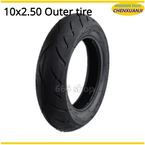 10 Inch Electric Skateboard Tire 10x2.5 for Electric Scooter Skate Board 10x2.50 Inflatable Wheel Tyre Outer Tire Inner Tube