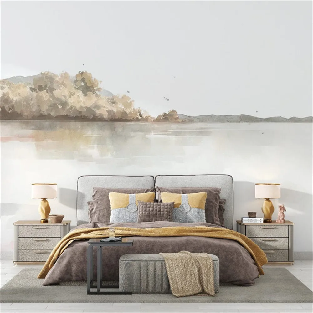 

Xuesu Индивидуальные великомасштабные фрески, акварельные картины, обои и коричневые градиентные фоновые стены