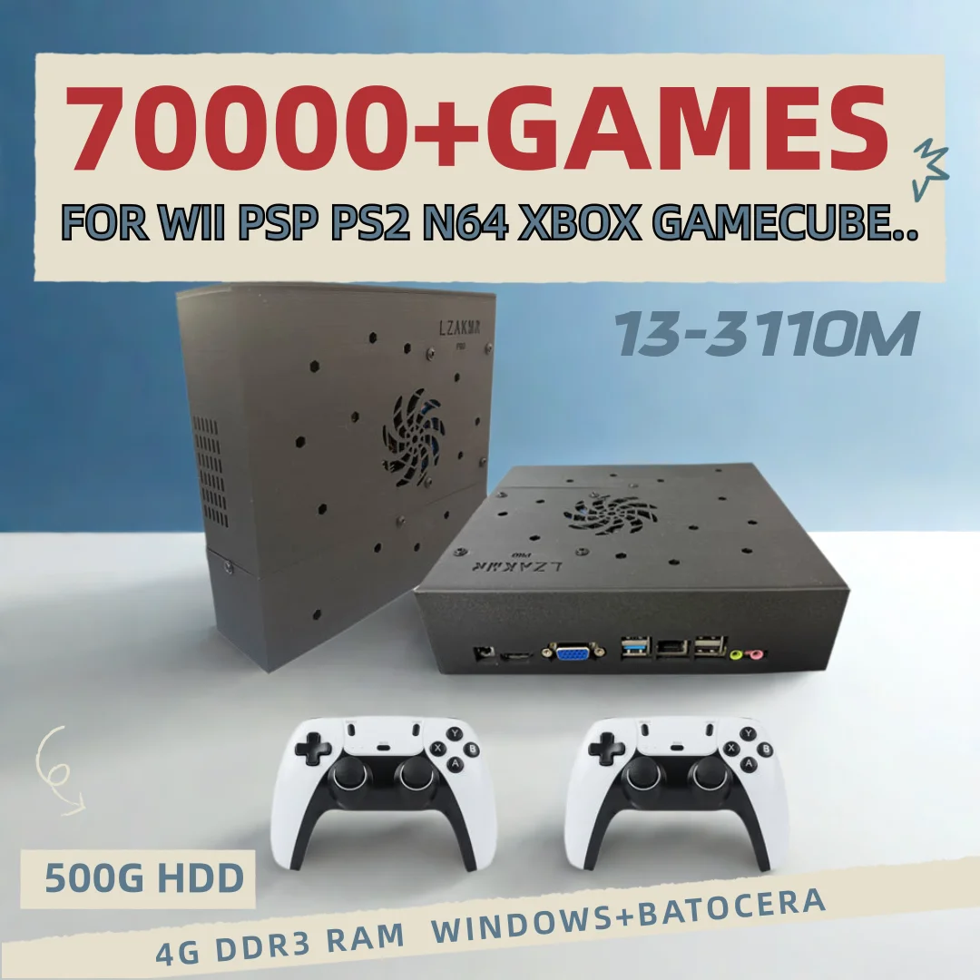 M88/Pro/Ultra Handheld Video Game Console Built-in 128G/256G/500G/1T 70000+ Games Wireless Controller TV 4K HD For Switch/PS3