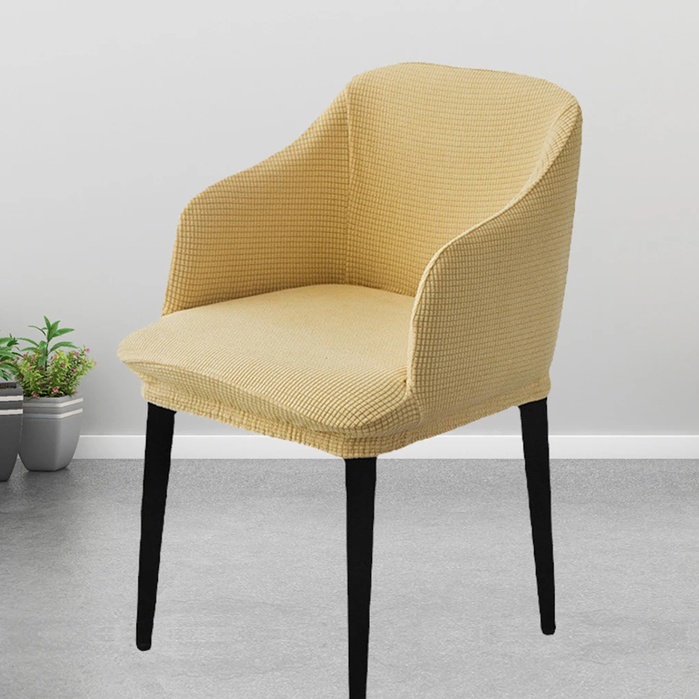 2pcs Polyester Quick Installation And Easy Care Stretchy Chair Covers For Maintenance Armchair Cover