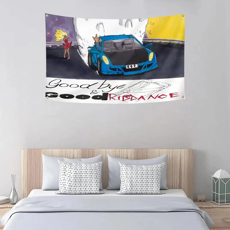 Juice WRLD polyester fiber tapestry 