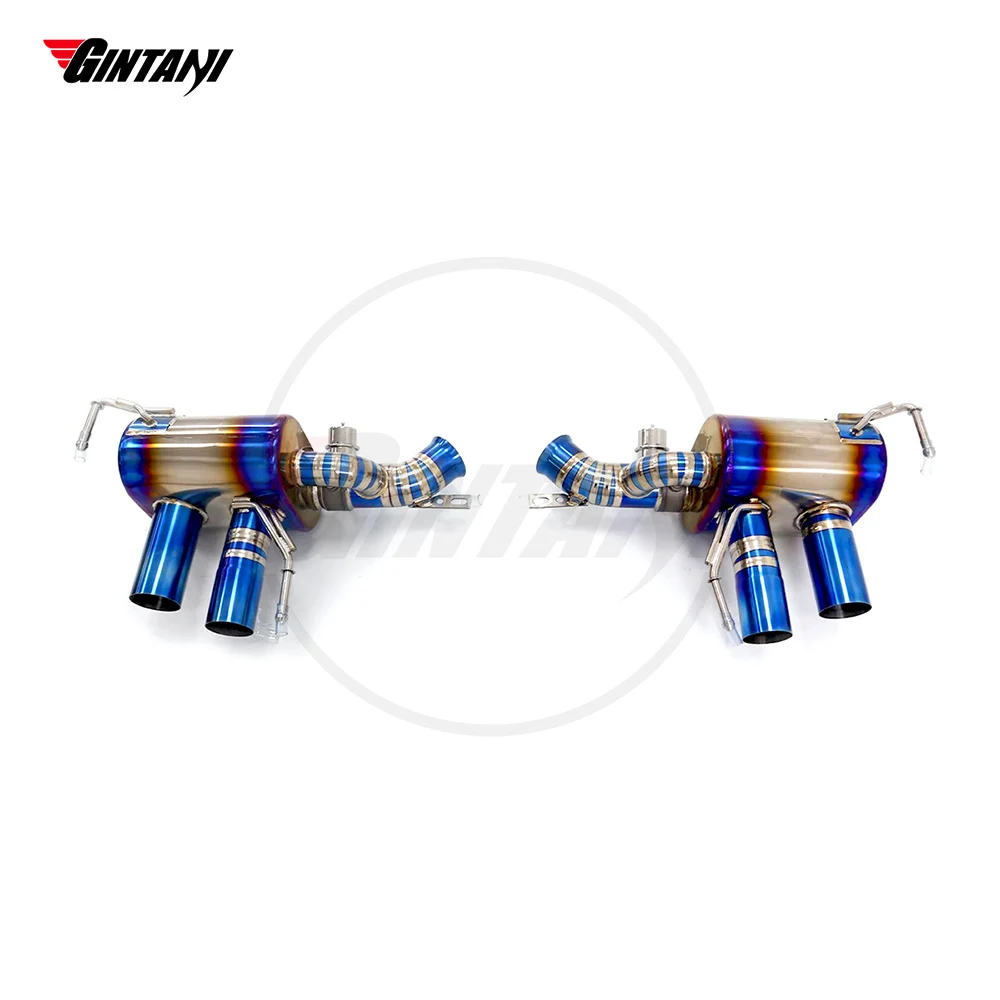 Gintani Valved Exhaust Catback Pipe for Ferrari GT4 FF F12 6.3L V12 2012+ Titanium Alloy Exhaust System with Valve Muffler