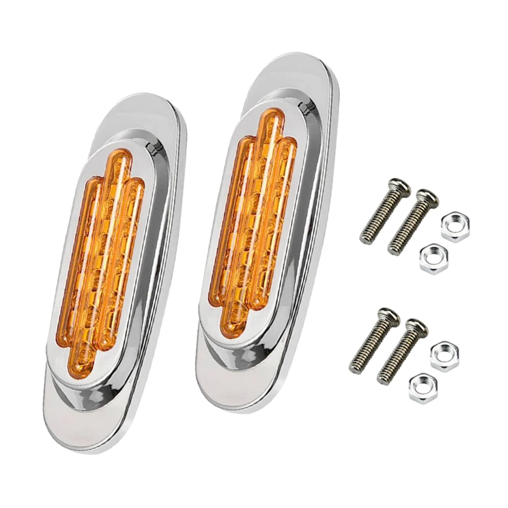 Car LED Side Marker Light Suitable for 12-24V cars, vans, trucks, tractors, trailers, buses