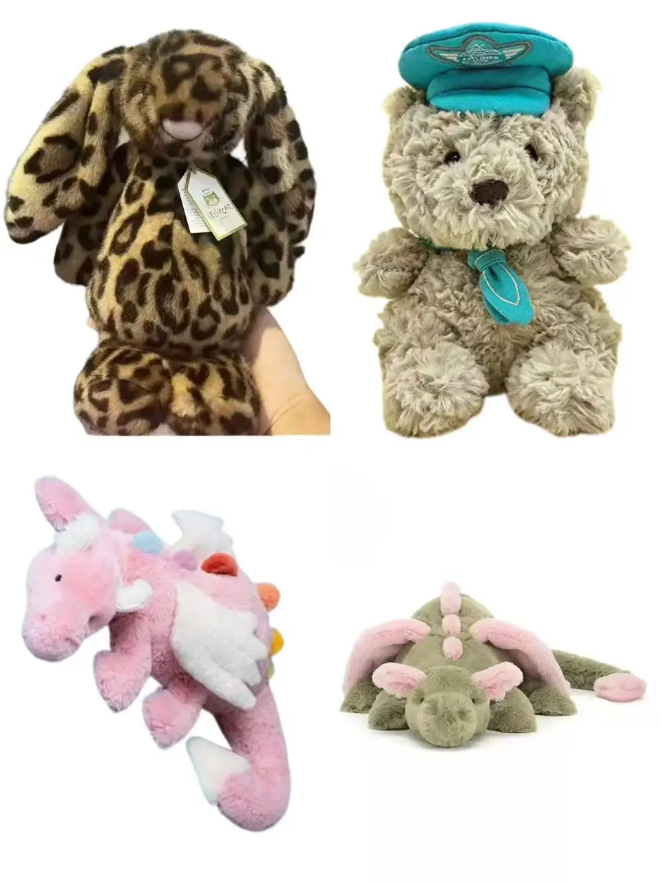 JA Chameleon Barcelona; Robe Bear; Matcha Dragon; Juguete de peluche; Dragón Corazón Volador; Narcissus; Regalo de cumpleaños; Regalo de San Valentín