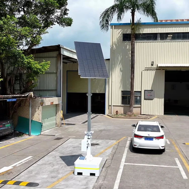 BIGLUX موبايل Cctv مقطورة الشمسية CCTV برج 4G نظام مراقبة الكاميرا الأمنية مع مولد الطاقة الشمسية المحمولة لمواقف السيارات #5