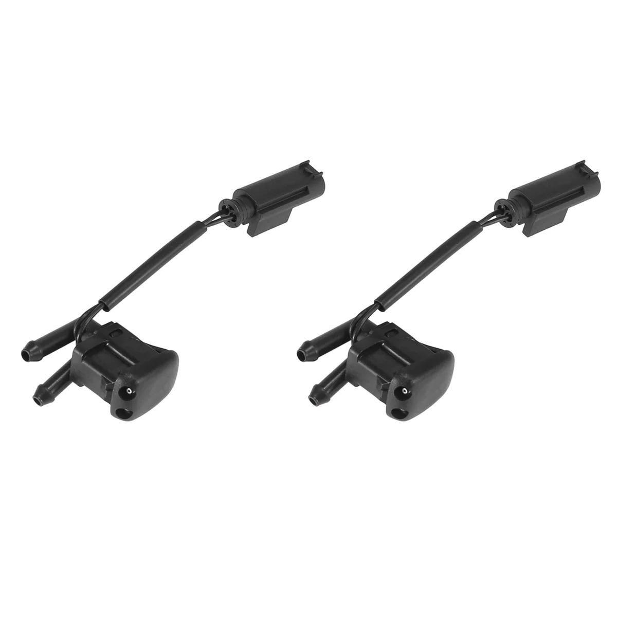 2X for -BMW E39 5-Series 1997-2003 525I 528I 530I 540I M5 Windshield Washer Nozzle Heated Dual Inlet Squirter Jet