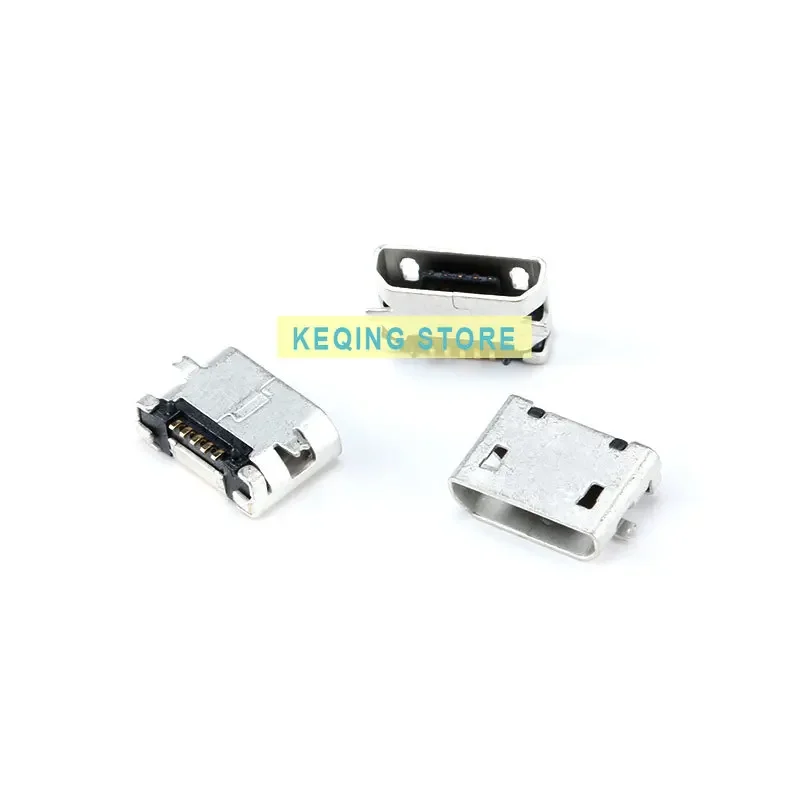 All copper Micro 5P Socket patch without crimping MK5P MC5 Pin Patch USB female base braid