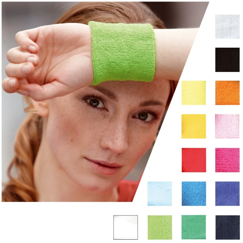 ‌1pc Sports Wrist Wrap - Non-Slip Sweat Absorbent Band for Basketball/Football, Anti-Sprain Support & Breathable Gym Accessory