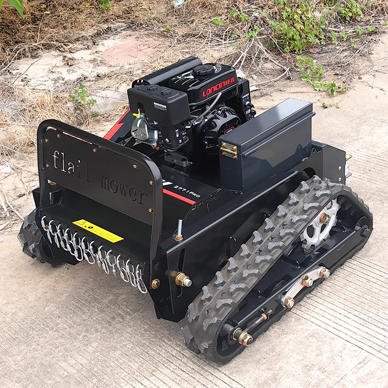 Customized  Wholesale High Quality  Robot Remote Control Lawn Mower Model Crawler Remote Control Lawn Mower
