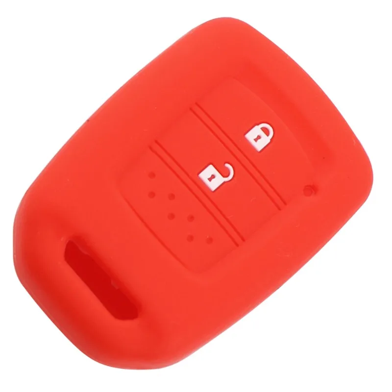 Silicone Car Key Cover for Honda Fit City Civic XR-V Vezel, Straight Key Case Protector, Multi-Color Key Fob Shell