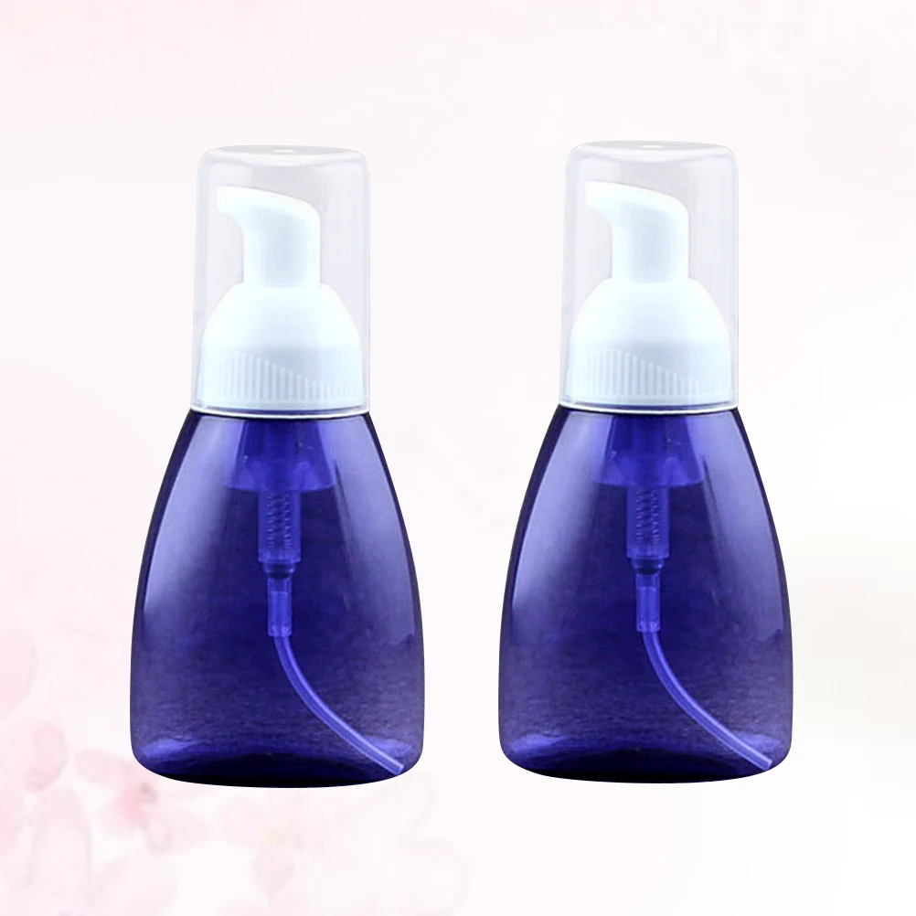 

2pcs Refillable Eco-friendly Foam-making Lotion Bottles Portable Toiletries Containers Reusable Empty Bottle for Shampoo Cream
