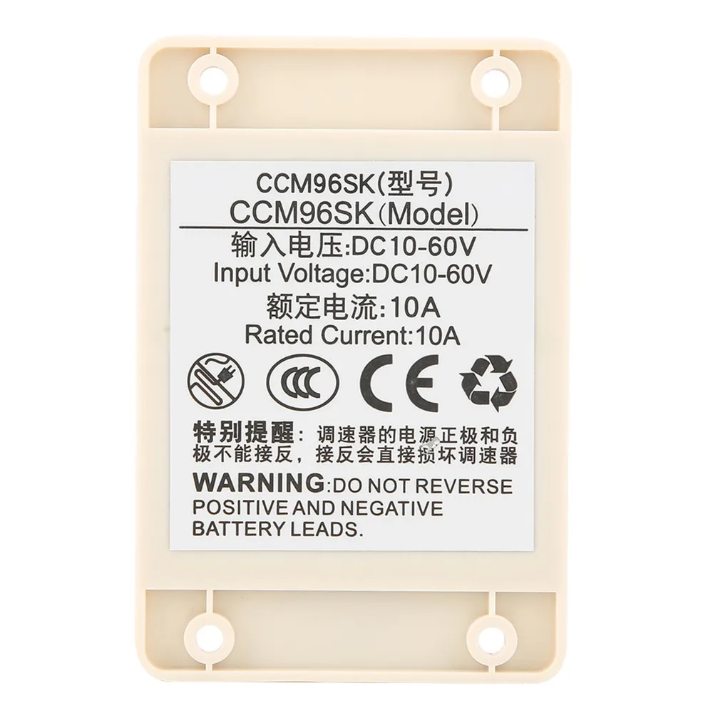 10-60V Input DC Motor Speed Controller 20A High Power Screw Terminal PWM Motor Governor 3.46x2.32x1.38in Size