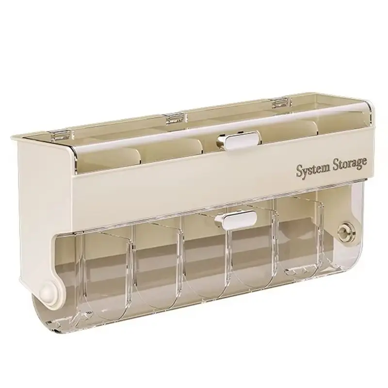 

B52C Wall-Mounted Sock Storage Box - Space-Saving Underwear Organizer For Wardrobe, Bedroom Panties, Data Cable Container