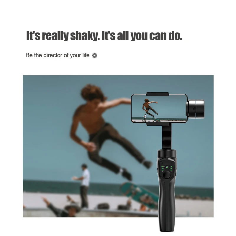 3-Axis Intelligent Gimbal Stabilizer Handheld Phone Holder Anti Shake Video Record For Xiaomi iPhone Smartphone F8