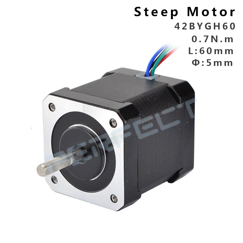 Nema 17 Stepper Motor 42BYGH60 0.7N 60mm 1.5A 2 Phase Electric Equipment CNC 3D Printer Engraving Milling Machine