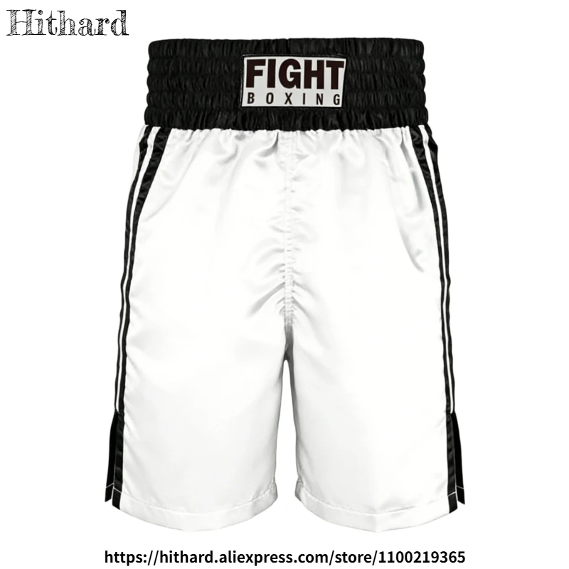 Muay Thai Boxing Pants Premium Kickboxing Fight Trunks Martial Arts MMA Grappling Wrestling Sparring Training Competition Shorts