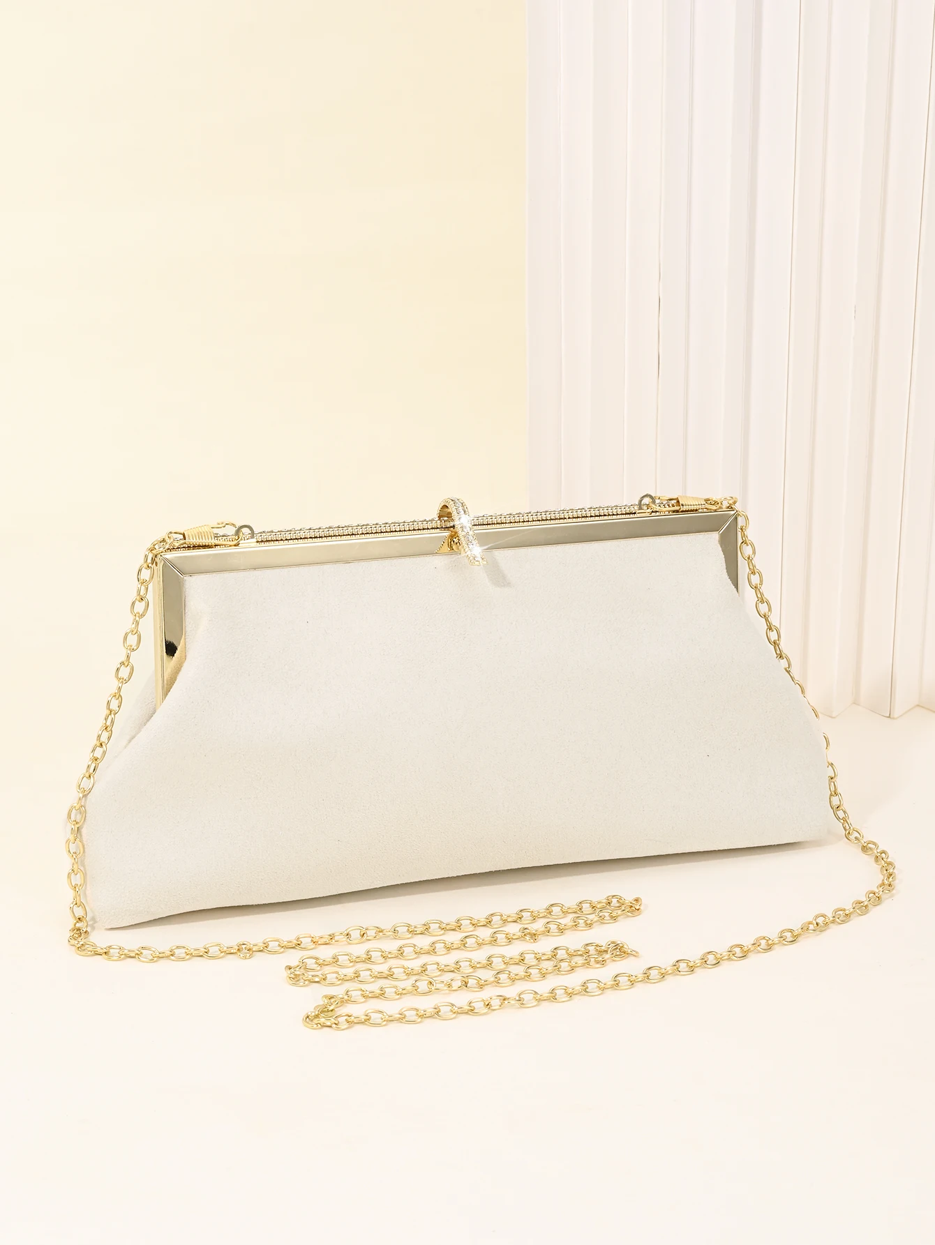Retro-Samt-Abendtasche, funkelnde Strass-Clutch-Tasche, Fischhaken-Damentasche, Kleidertasche, passende Cheongsam-Tasche – Detail 17