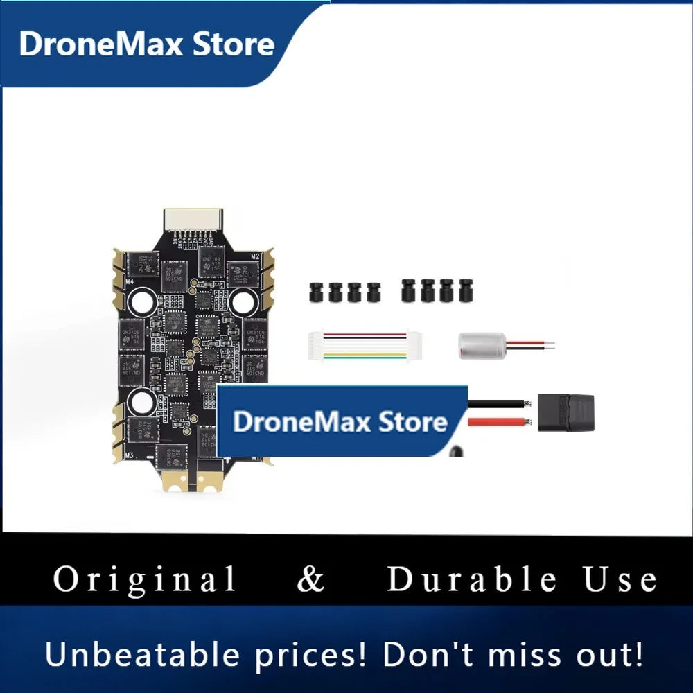 DroMaHGLRC H743 Mini Flight Controller 60A 4IN1 BLHeli_S M-H-30 ESC 20x20mm Stack For RC FPV Free Racing Drone Nblade MAX Part