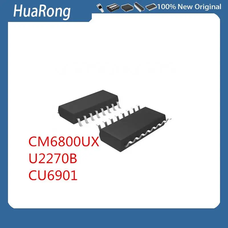 10Pcs/Lot CM6800UX CM6800UBX CM6502 CM6502SUNXISTR CM6802BHG SOP-16   U2270B  CU6901