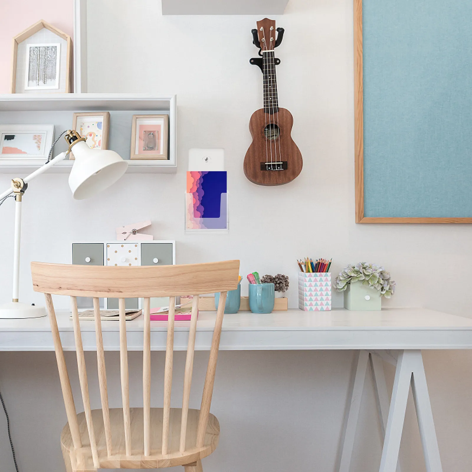 

Acrylic Document Holder Wall Mount Desktop Folder Stand For Files Brochures Magazines Clear File Organizer Folder Rack