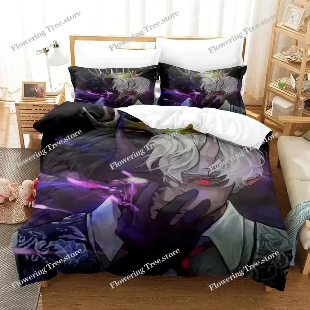 

Ranboo Bedding Set Boys Girls Twin Queen Size Duvet Cover Pillowcase Bed Kids Adult Fashion Home Textileextile